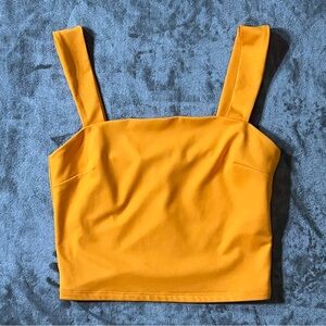 FOREVER 21 ORANGE CROP TOP